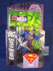 Mattel DC Superheroes S3 Select Sculpt Series BIZARRO PURPLE CARD VARIANT MOSC - Picture 1 of 2