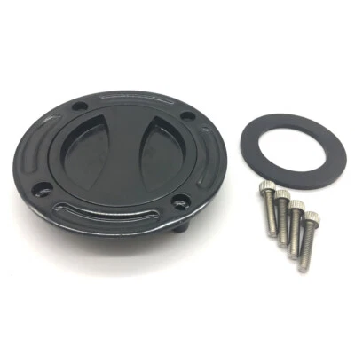 Black Fuel Tank Gas Cap For Suzuki GSXR600 GSXR750 1997-2003 GSXR1000 2001-2002 - Image 1 of 4