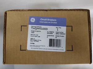 GE THQMV100D Bolt-On Mount Main Circuit Breaker 2-Pole 100-Amp 120/240-Volt - Picture 1 of 9