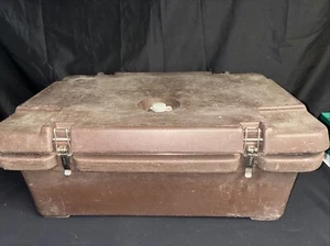Cambro NSF 160MPC Insulated Food Carrier- Top Load Hot Cold Brown 24”x16”x10” - Picture 1 of 7