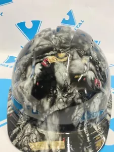 Casco de seguridad/constructor con diseño de hombre lobo - Imagen 1 de 7