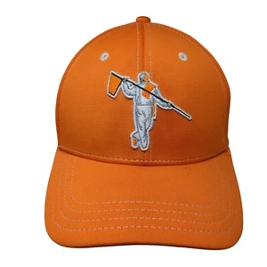 Looper Tomord Golf Fitted Hat Orange S/M Embroidered 6 Panel Polyester - Picture 1 of 10