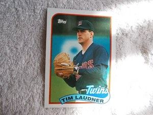 Topps 1989 / MLB "TIM LAUDNER" #239 Minnesota Twins Trading Card n24 - Bild 1 von 2