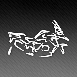 R1200GS K50 Kalligraphie Motorrad Aufkleber Sticker 15x8cm - Picture 1 of 3
