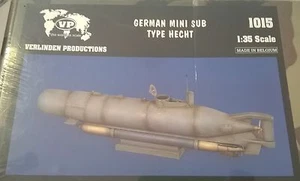 VERLINDEN 1:35 GERMAN MINI SUB TYPE HECHT MINI SOTTOMARINO TEDESCO ART 1015 - Foto 1 di 1