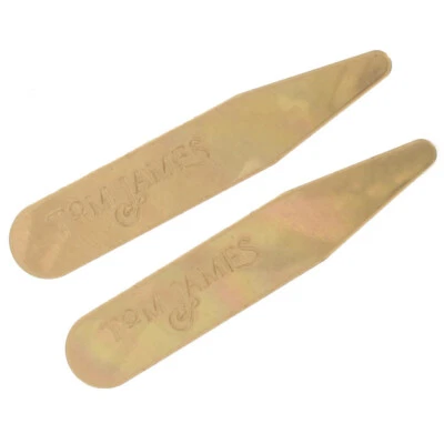 Refuerzos de cuello de latón 2" Tom James Nuevo sin etiquetas 2" Foto 1 de 2