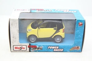 MAISTO - #21001 POWER RACER - Smart Amarillo 1:43 - NUEVO - Imagen 1 de 4