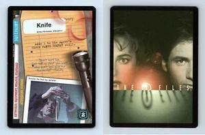 Knife - The X-Files 1996 Premier Common CCG Card - Picture 1 of 1