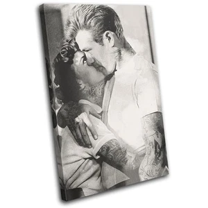 Dean Audrey Tatuaje Celebridades Icónicas LIENZO ARTE PARED Impresión de Imagen VA - Imagen 1 de 1