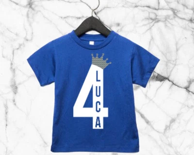 ADORED SOUL T-Shirt Kleinkind Geburtstag JEDES ALTER JEDER NAME Top Pyjama 1. 2. 3. 4. 5. AS13