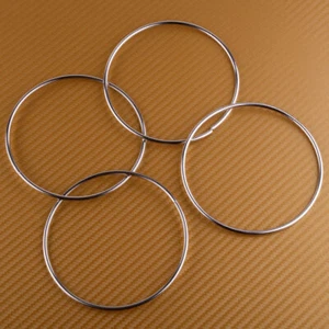 4X Chinesische Zauber Ringe Verknüpfungsringe Magische Sperren Magic Trick Ring - Bild 1 von 2