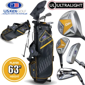 US Kids 5-Club Stand Bag Junior Boys Golf Club Set 63'' Age 12+ - NEW! 2024 - Picture 1 of 12