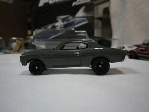 2018 Hot Wheel Gray Fast Furious 70 Chevelle SS 396 454 Custom Real Riders - Bild 1 von 8