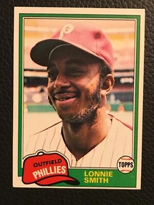 Topps Lonnie Smith Phillies #317 1981 - Imagen 1 de 6