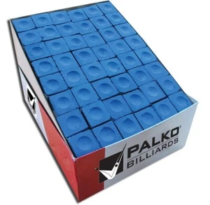BULK Pool Snooker Billiard Table Cue Chalk Blue BOX of 144 Cubes - Picture 1 of 19