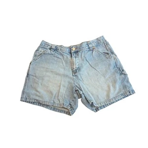 Sehr guter Zustand Jeanswear Mom Shorts 12M Light Denim Carpenter 100 % Baumwolle hergestellt - Bild 1 von 8
