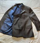 AUSTIN REED Mens Dark Grey 100% Wool Suit Size-Jacket 40 Short Trousers 36 Short