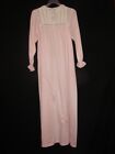 Vintage Character Pink Nightgown lace trime ~ Timeless Design  size Petite