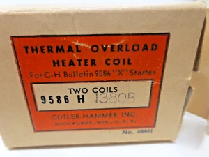 BOBINA CALENTADOR DE SOBRECARGA TÉRMICA CUTLER-HAMMER 9586 H - Imagen 1 de 5