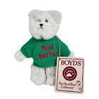 Boyds Bear 4' Stuffed Mini Plush Green Sweater Feel Better Thinkin of Ya Series