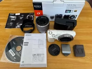 Sony Nex-5N Zoom Objektiv Kit mit OVP weiß / Objektiv 18-55mm F3.5-5.6 OSS - Bild 1 von 12