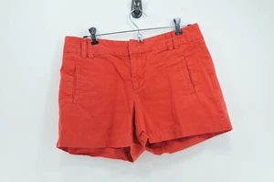 Ann Taylor Loft Shorts Orange Salmon Sz 6 Cotton Woman - Picture 1 of 2