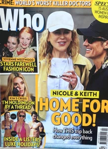 Who Magazine January 16 2023 Nicole Kidman Keith Urban Vivienne Westwood Tribute - Picture 1 of 15
