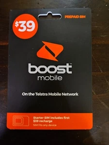 $39 Boost SIM CARD + Recharge - Picture 1 of 3