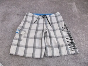 Costume da bagno Hurley pantaloncini da tavola uomo bianco surf spiaggia stringhe no taglia - Foto 1 di 8