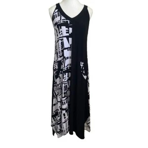 Elegantes Maxikleid mit einfarbiger Grafik - Bild 1 von 11