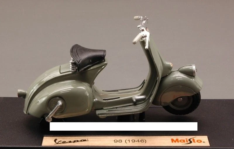 Maisto MI3132G VESPA 98 1946 MOUSE-GREY 1:18 Modellino - Immagine 1 di 1