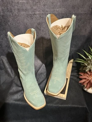 Tall Leather suede Mint Women’s Boots Western Cowboy Boots - Image 1 of 4
