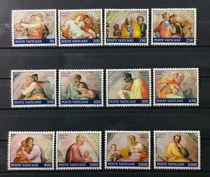 VATICAN CITY #870-881. PAINTINGS IN THE SISTINE  CHAPEL.   MNH - Picture 1 of 1
