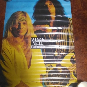 VINCE NEIL -EXPOSED- Japan Original Promo Poster size (520x720mm) RARE! - Picture 1 of 6