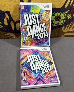 Just Dance 2014 And 2017 ( Nintendo Wii ) Game Lot - Picture 1 of 11