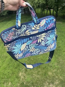 Keyond Forest Serie blau Muster Laptop Messenger Bag für 15 Zoll 15,6 Zoll Laptop - Bild 1 von 8