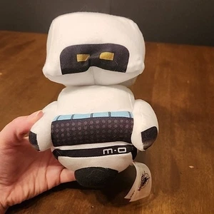 Wall-E MO Plush M O Disney Robot White 8" M-O Cleaning Stuffed Rare Toy Space - Picture 1 of 6