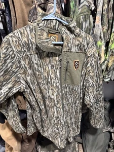 Drake Non Typical Storm Fleece Full Zip Jacket Bottomland Large - Picture 1 of 2