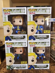Funko Pop! Vinyl Fallout 98 99 100 118 Hot Topic Schlosser Charisma Zähigkeit - Bild 1 von 13