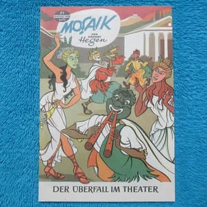 MOSAIK Digedags Nr 21 "Der Überfall im Theater" REPRINT Reprintheft Z0 - Picture 1 of 2
