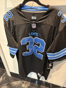 Detroit Lions #32 Brian Branch schwarz genäht Fußball Trikot Herren LARGE - Bild 1 von 12