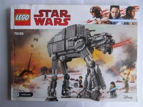Lego Star Wars First Order Heavy Assault Walker Instruction Manual for 75189 H13