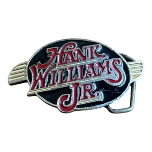 Vintage Hank Williams Jr. Belt Buckle – 2381A – Classic Country Collectible - Picture 1 of 6