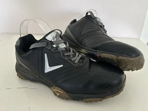 CALLAWAY Chev Comfort Golf Shoes Size UK 6 Black M543-02 - Picture 1 of 7