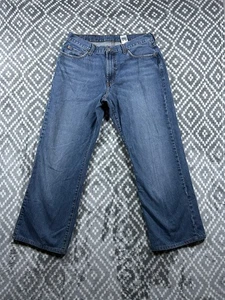 Lucky Brand Jeans Mens 34X30 Blue Straight Skater Preppy Classic Baggy - Picture 1 of 8