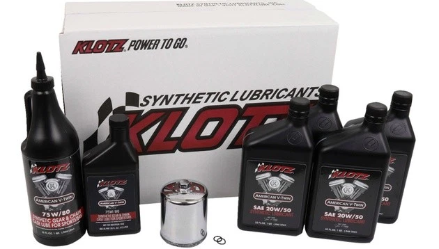 Kit de servicio completo de aceite Klotz Premium 4 cuartos KH-104 Harley Davidson Sportster Foto 1 de 1