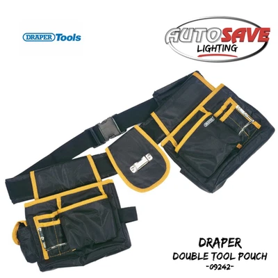 DRAPER - D.I.Y. Series - Double Tool Pouch (09242) *IN STOCK* - Image 1 of 4