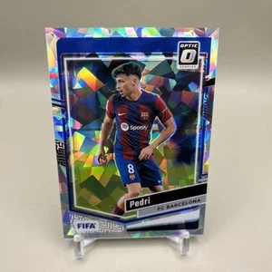 2023-24 Panini Donruss Optic Soccer Pedri #117 Cracked Ice FC Barcelona - Bild 1 von 2