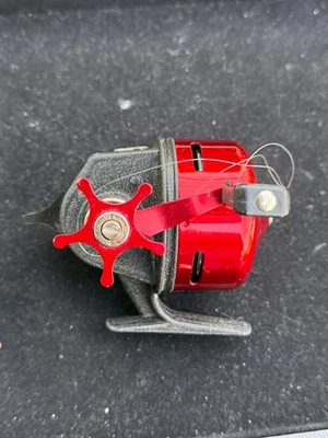 Carrete de pesca vintage Abu Garcia Abu-Matic 170 Spincast rojo Abumatic ¡Sin res! Foto 1 de 3