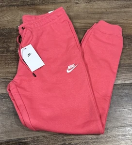 Neu mit Etikett Nike Medium Sportswear Essential Damen Fleece Jogginghose Jogginghose BV4095-629 - Bild 1 von 3